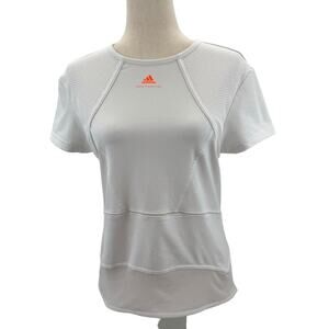 ADIDAS STELLA MCCARTNEY Sz 44 Large Barricade Keyhole Back Workout Running Top